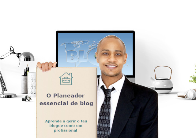 Trabalhar em casa planeador essencial de blog